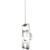 Diamond Orbital Halo Pendant Necklace (1/3 ct. t.w.) in 10k White Gold, 16" + 2" extender