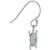 Cubic Zirconia Turtle Drop Earrings in Sterling Silver, Created for Macy's