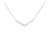Diamond Chevron 18" Statement Necklace (1/10 ct. t.w.) in Sterling Silver