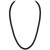 Men's Box Link 22" Chain Necklace in Black Enamel over Stainless Steel (Also in Red & Blue Enamel), Created for Macy's