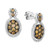 Chocolatier® Diamond Cluster Drop Earrings (1 ct. t.w.) in 14k White Gold
