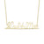 "I Love You More" Pendant Necklace in 18k Gold over Sterling Silver