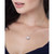 Cultured Freshwater Pearl (8mm) & Diamond Accent Halo 18" Pendant Necklace in Sterling Silver
