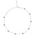 Onyx Bezel Station Necklace in Sterling Silver, 16" + 1" extender
