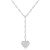 Radiant Heart Lariat Necklace, 16" + 2" extender, Created for Macy's