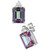 Mystic Topaz (7 ct. t.w.) & Diamond (1/6 ct. t.w.) Stud Earrings in 14k White Gold