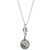 Cultured Tahitian Pearl (9mm) & Diamond Accent 18" Pendant in 14k White Gold