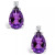 Amethyst (1-7/8 ct. t.w.) and Diamond Accent Stud Earrings in 14K Yellow Gold or 14K White Gold