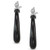 Onyx (20mm) Hoop Earrings in Sterling Silver