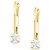 Child's Cubic Zirconia Hoop Earrings in 14k Gold