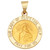 "Our Lady of Perpetual Help" Medal Pendant in 14k Yellow Gold