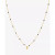 Diamond Accent Bezel Dangle Enamel Bead 18" Pendant Necklace in Sterling Silver or 14k Gold-Plated Sterling Silver