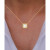Cubic Zirconia Cushion Pendant Necklace, 18" + 2" extender (Also in Nano Morganite)