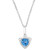 EFFY® Blue Topaz (1/2 ct. t.w.) & Diamond Accent Trillion 18" Pendant in Sterling Silver