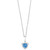 EFFY® Blue Topaz (1/2 ct. t.w.) & Diamond Accent Trillion 18" Pendant in Sterling Silver