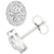 Diamond Oval Halo Stud Earrings (3/4 ct. t.w.) in 14k White Gold