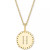 Initial Medallion Pendant Necklace in 14k Gold-Plated Sterling Silver, 18"