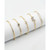 Diamond Bar Paperclip Link Bracelet  (1/6 ct. t.w.) in 14k Gold-Plated Sterling Silver, Created for Macy's
