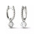 Moissanite Beaded Drop Earrings 1 ct. t.w. Diamond Equivalent in 14k Gold