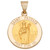 Saint Patrick Medal Pendant in 14k Yellow Gold