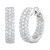Diamond Triple Row Hoop Earrings (2 ct. t.w.) in 14k White Gold