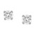 Certified Diamond Stud Earrings (1/2 ct. t.w.) in 14k White Gold featuring diamonds with the De Beers Code of Origin, Created for Macy's
