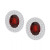 Rhodolite Garnet (3 ct. t.w.) & White Topaz (7/8 ct. t.w.) Oval Stud Earrings in Sterling Silver (Also in Citrine, Blue Topaz, Peridot, & Amethyst)