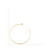 Polished Large Hoop Earrings in 14k Gold 60mm