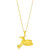 3D Hummingbird 18" Pendant Necklace in 14k Gold, Created for Macy's