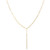 Paperclip Link 18" Lariat Necklace in 18k Gold-Plated Sterling Silver, Created for Macy's