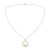 Cultured Freshwater Pearl (8mm) Hexagon 18" Pendant Necklace in 14k Gold