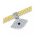Cubic Zirconia Evil Eye Charm Bismark Chain Bracelet, Created for Macy's