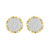 Men's Diamond (1/6 ct.t.w.) Earring Set in 10k Yellow Gold