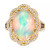 Neopolitan Opal (4-1/2 ct. t.w.) & Diamond (1 ct. t.w.) Statement Ring in 14k Rose Gold (Also Available in White Gold or Yellow Gold)