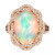 Neopolitan Opal (4-1/2 ct. t.w.) & Diamond (1 ct. t.w.) Statement Ring in 14k Rose Gold (Also Available in White Gold or Yellow Gold)