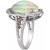 Neopolitan Opal (4-1/2 ct. t.w.) & Diamond (1 ct. t.w.) Statement Ring in 14k Rose Gold (Also Available in White Gold or Yellow Gold)