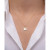 Diamond Accent Initial Lock Pendant Necklace in 14k Gold, 16" + 2" extender