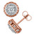 Diamond 3/8 ct. t.w. Earring in 10K Rose Gold