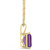 Amethyst (3-1/7 ct. t.w.) Pendant Necklace in 14K Yellow Gold