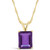 Amethyst (3-1/7 ct. t.w.) Pendant Necklace in 14K Yellow Gold