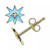 Jac+Jo by Anzie Diamond Accent & Enamel Star Stud Earrings in 14k Gold