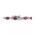Garnet (9-7/8 ct. t.w.) & Diamond Accent Link Bracelet in Sterling Silver (Also in Peridot)