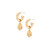 24K Gold-Plated Bidu Charm Drop Earrings