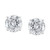 EFFY® Diamond Stud Earrings (1-1/5 ct. t.w.) in 14k White Gold