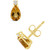 Citrine (3/4 ct.t.w) and Diamond Accent Stud Earrings in 14K Yellow Gold