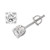 GIA Certified Diamond Stud Earrings (1 ct. t.w.) Stud Earrings in 14k White or Yellow Gold