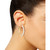 2-Pc. Set Crystal Pavé Oval & Round Hoop Earrings