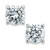 Diamond Stud Earrings in 18k White Gold (1-1/2 ct. t.w.), Created for Macy's