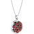 Rhodolite Garnet (4-1/4 ct. t.w.) & Diamond Accent Cluster 18" Pendant Necklace in Sterling Silver