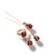 Raspberry Rhodolite Garnet (9-5/8 ct. t.w.) & Diamond (3/4 ct. t.w.) Drop Earrings in 14k Rose Gold